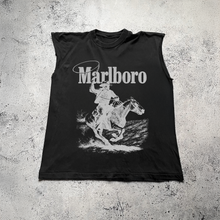 Load image into Gallery viewer, 'Rugged' Man Vintage Black Cut Off Tee