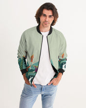 Load image into Gallery viewer, Bunny &amp; Flowers Men's Bomber Jacket