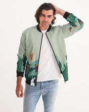 Load image into Gallery viewer, Bunny &amp; Flowers Men's Bomber Jacket