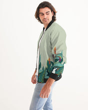 Load image into Gallery viewer, Bunny &amp; Flowers Men's Bomber Jacket