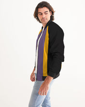 Load image into Gallery viewer, Pop Elements On Purple Men's Bomber Jacket